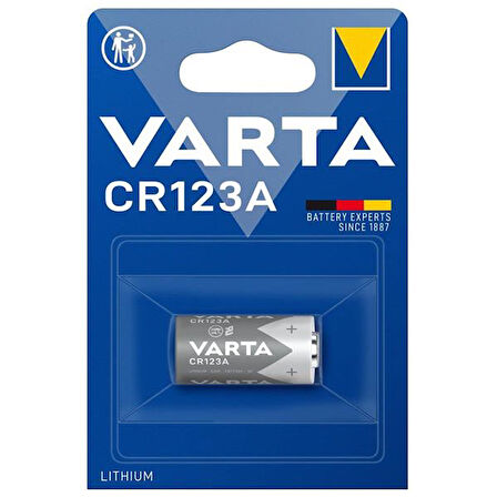 CR123A 3 Volt Lityum Pil Tekli