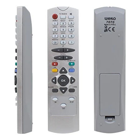 Vestel 5000 Fta Uydu Alıcı Kumandası