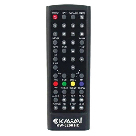 Kawai Kw-6200 Hd Uydu Alıcı Kumandası