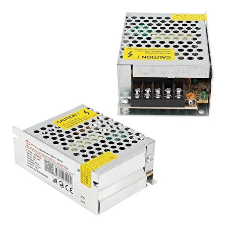 PM-14065 12 Volt - 3.5 Amper - 42 Watt Metal Kasa Adaptör