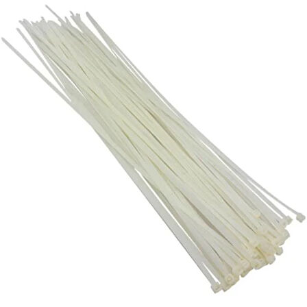 20 Cm 3.6 Mm Kablo Bağı Beyaz (100'Lü Paket)