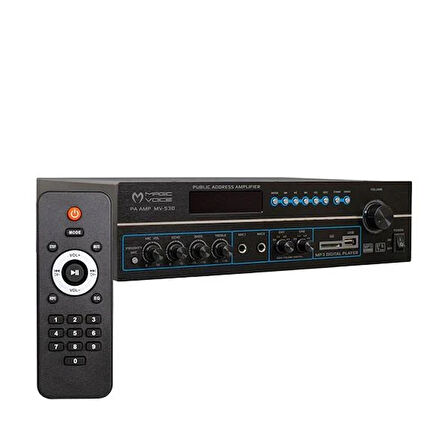 Magicvoice Mv-530 120 Watt Usb-Sd-Bluetooth 2 Bölgeli Hat Trafolu Anfi
