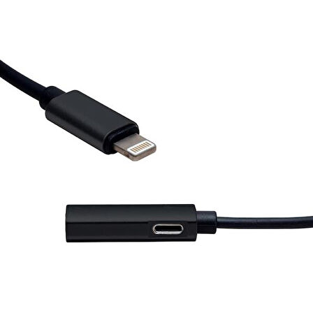 PM-3770 2İn1 Lightning Girişli Şarj Ve Kulaklık Çevirici Kablo
