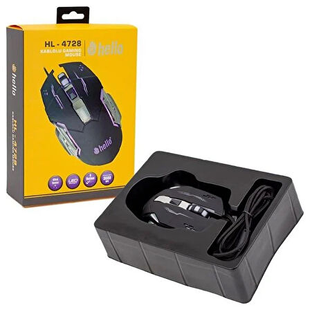 HL-4728 Kablolu Oyuncu Gaming Mouse