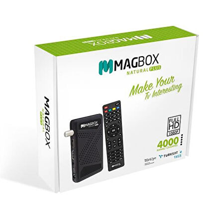 Natural Plus TKGS'li Youtube - USB Mini Full HD Uydu Alıcısı