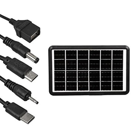 Zo-710 6 Volt 1.33 Amper 8 Watt Güneş Enerjili Şarj Cihazı Solar Panel