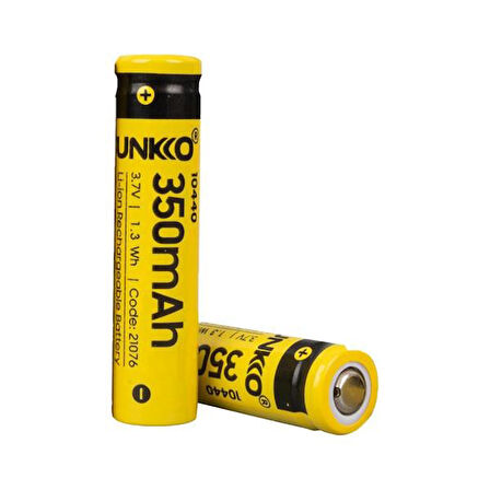 Sunkko 3.7 Volt 350 Mah 10440 Şarj Edilebilir Pil
