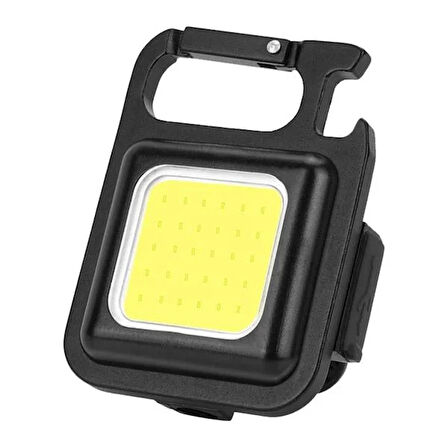 PM-21489 Cob Ledli 3 Fonksiyonlu Anahtarlık Şarjlı Lamba