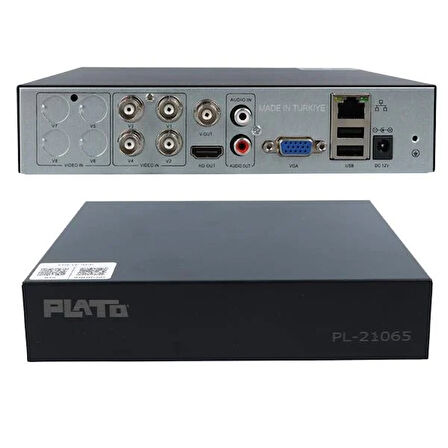 Plato PL-21065 6 İn 1 4 Kanal 1080N DVR Kayıt Cihazı