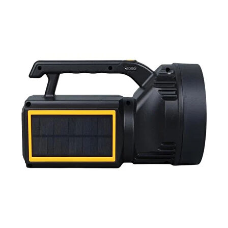 W5193 Solar Şarjlı El Feneri Uzun Mesafe Işıldak