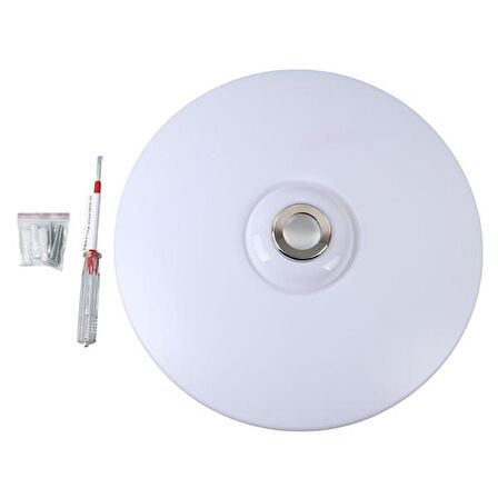 PM-27331 Beyaz 34*9 Cm 24 Watt Bluetooth Hoparlörlü Tavan Aydınlatma Tornavida Hediyeli