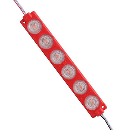 24 Volt 1.3 Watt Kırmızı 3030 Cob Modül Led