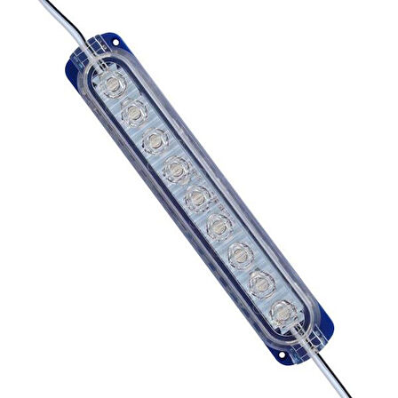24 Volt 2.4 Watt Tek Renk Mavi 2835 Modül Led 14*32.5