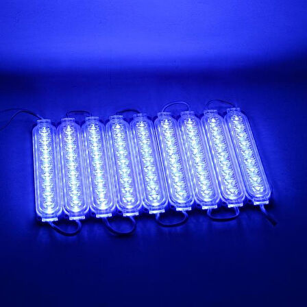 24 Volt 2.4 Watt Tek Renk Mavi 2835 Modül Led 14*32.5