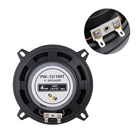 PW-13T 4 Ohm 100 Watt 13 Cm Tweteerlı Tekli Hoparlör
