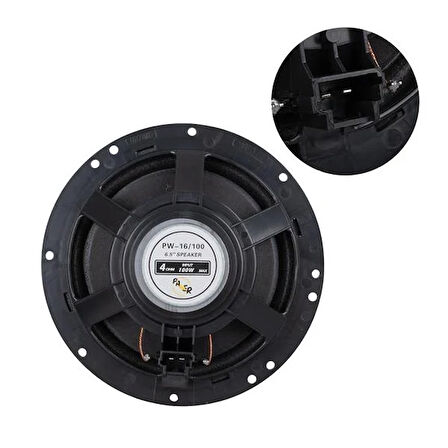 PW-16/100 4 Ohm 100 Watt 16 Cm Tekli Hoparlör