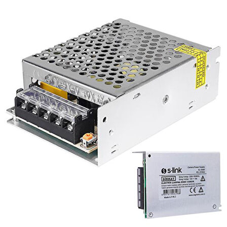 SL-KA65 12 Volt 5 Amper 65 Watt Metal Kasa Adapatör