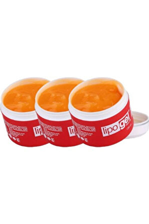 Lipo Selülit Jeli - Orijinal Lipo Gel Bölgesel Kullanım Jeli 150Ml X 3 Adet