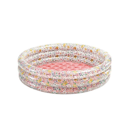Ih58427 Intex 3 Boğumlu Çiçek Desenli Bebek Havuzu 86X25Cm