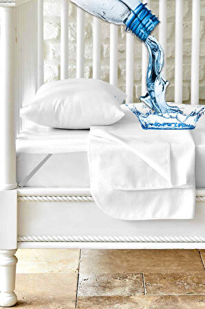 Evony Sıvı Geçirmez Pamuk Bebek Çocuk Alezi 70x110 cm