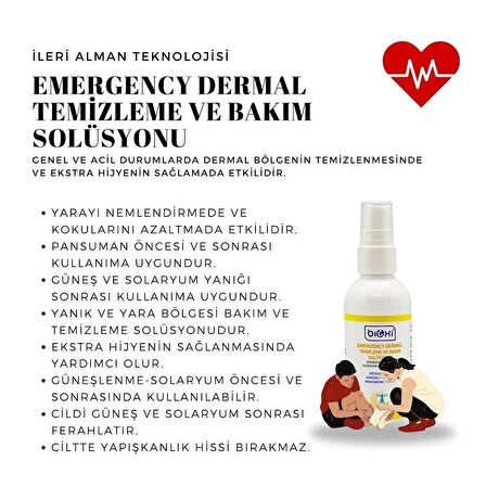 Bioxi® Emergency Dermal Temizleme Ve Bakım Solüsyonu 150 ML