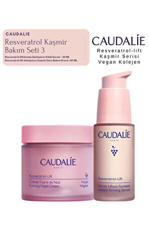 Resveratrol Kaşmir Bakım Seti 3 | Gece Krem - SERUM Orijinal BOY SET