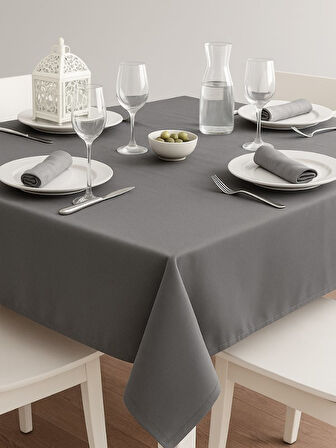 Sıvı Geçirmez Dertsiz Leke Tutmaz Kumaş Mutfak Masa Örtüsü 140 x 180 cm