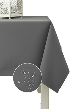 Sıvı Geçirmez Dertsiz Leke Tutmaz Kumaş Mutfak Masa Örtüsü 140 x 180 cm