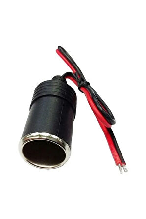 Araç Çakmaklık Uzatıcı Dişi Kablo Boş Çakmak Soketi 12v