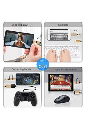 2 In 1 Usb 3.0 Otg Adaptör Tip C Mikro Usb Usb 3.0 Adaptörü Dönüştürücü Gamepad Flash Disk için