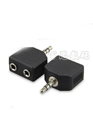 3.5mm Stereo Ses Kulaklık Hoparlör Çoklayıcı Steryo Çoğaltıcı Pc Stereo Telefonlar Mp3 Çalarlar Için