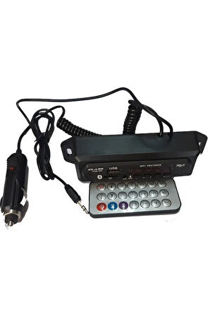Class Araç Araba Oto Teyp Aux Usb Sd Bluetoothlu Mikrofonlu Çevirici Mp3 Dinleme Dönüştürücü Bordu