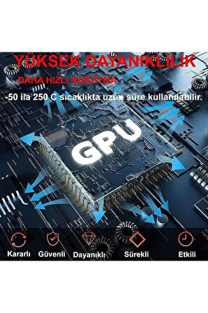 Büyük Boy 30 Gram Gümüş Alaşım Termal Macun Işlemci Chipset Ekran Kartlarında Kullanılabilir