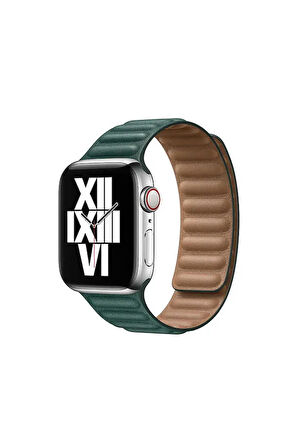 Apple Watch 38mm Uyumlu DRW-KRD-34 Deri Kordon