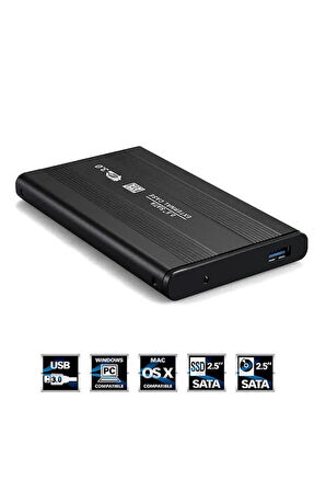 2.5 Hdd Kutusu Usb 3.0 Hardisk Kutusu Metal Gövde Harici Kutu Ssd Kutusu Desteği Windows Mac Için
