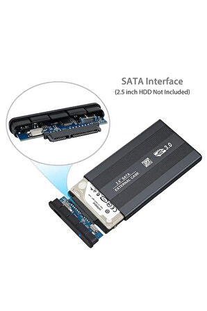 2.5 Hdd Kutusu Usb 3.0 Hardisk Kutusu Metal Gövde Harici Kutu Ssd Kutusu Desteği Windows Mac Için