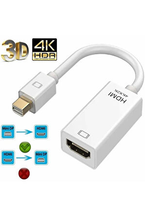 Yüksek kaliteli Thunderbolt Mini DisplayPort DP HDMI Uyumlu Dönüştürücü Apple Mac Macbook Pro İçin