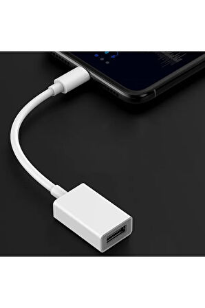 Iphone Lightning Usb Ipad Iphone Için 15 14 13 12 11 Pro X Xr 8 7 Otg Kablo Veri Aktarma Usb Cihazı