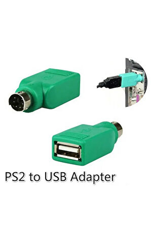 Ps2 To Usb Çevirici Aparat Ps2 Girişini Usb Ye Çevirir Klavye Mouse Ps2 To Usb Çevirici Adaptör