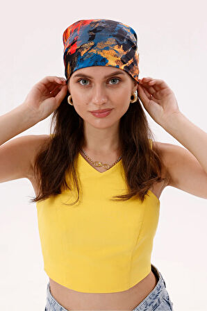 Desenli Fular Bandana Estacraft