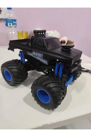 2.4 GHZ Şarjlı Uzaktan Kumandalı Full Fonksiyon Dev Arazi Canavarı OFF ROAD Kamyon 30 Metre Çekim Mesafesi