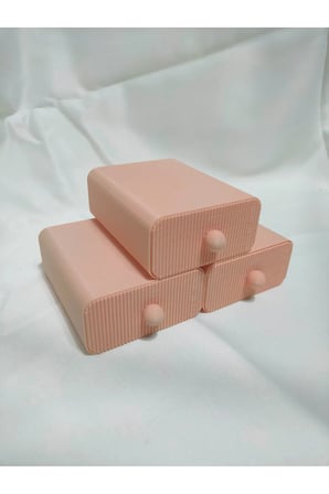 Mini Çekmece Organizer, 3 Çekmeceli Çok Amaçlı Düzenleyici, Takı Organizeri