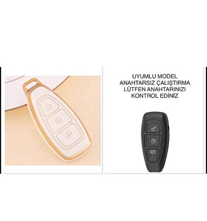 Ford Focus Fiesta Kuga Mondeo Smax Cmax Ecosport Anahtarsız Çalıştırma Anahtar Kılıfı
