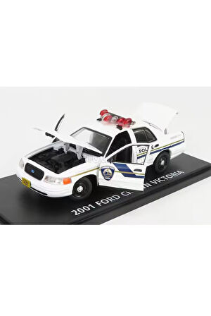 Greenlight Hollywood Dexter 1:43 2001 Ford Crown Victoria –  Polis Arabası - Synoverse Kitap Hediyeli
