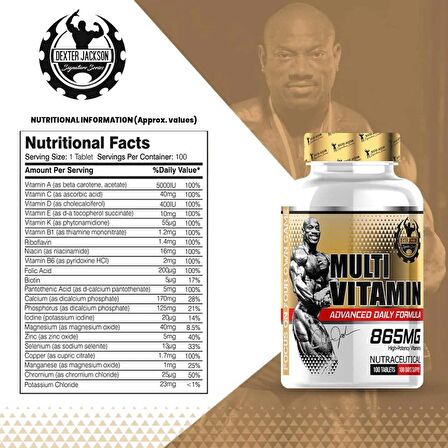 Dexter Jackson MultiVitamin 100 Tablet