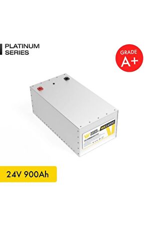 24V 900Ah LiFePO4 Platinum Series Bluetooth'lu Lityum Demir Fosfat Akü 