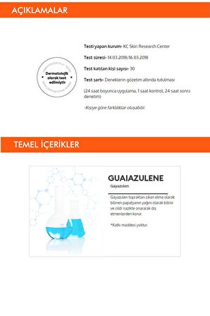 Guaiazulene  İçerikli  Pürüzsüz Görünüm Veren Yaprak Maske (1ad) Mascure Calming Solution Sheet Mask