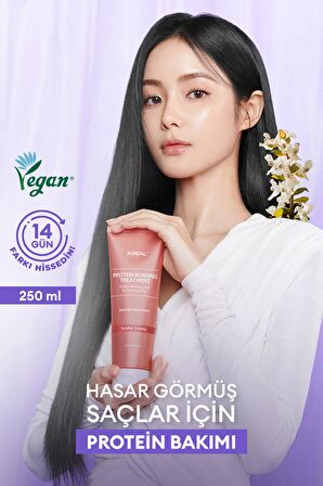 Protein Kompleksi İçeren Onarıcı Bakım Kremi Kundal Protein Bonding Treatment 250ml (Ylang Ylang)