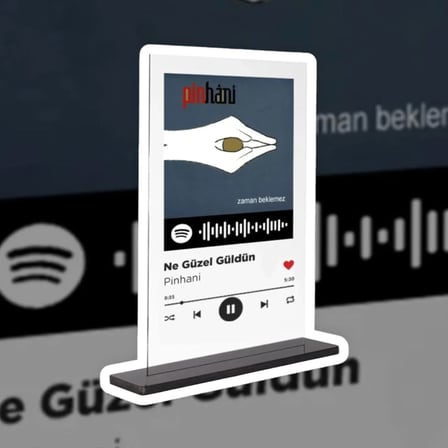 Dekori_Spotify Plak_Pinhani/Ne Güzel Güldün_15x20