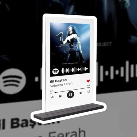 Dekori- Spotify Plak - Sil Baştan / Şebnem Ferah 15x20cm